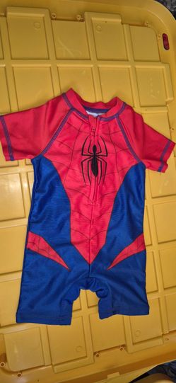 Boys Spiderman  12 months swimsuit