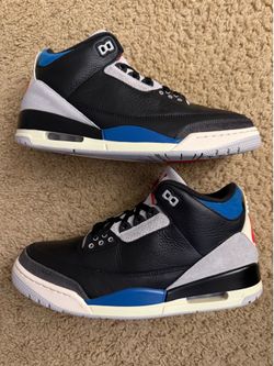 Size 10.5 (Used condition, without box) - Air Jordan 3 rare air