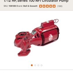 B&G Circulator Pumps