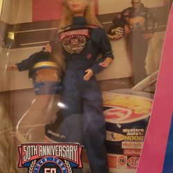 50th Anniversary Nascar Barbie 1948-1998