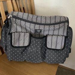 Child Of Mine Tote Diaper Bag With Changing Pad 