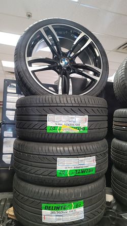 2" BMW WHEELS RIMS AND TIRES-WE FINANCE 👍👍