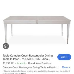 Michael Amini Dining Table 