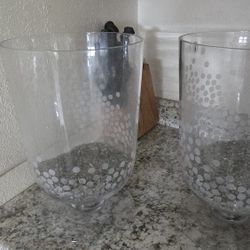 Candle Or Vase.decorative GLASS