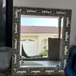 Antique Goldish Mirror 