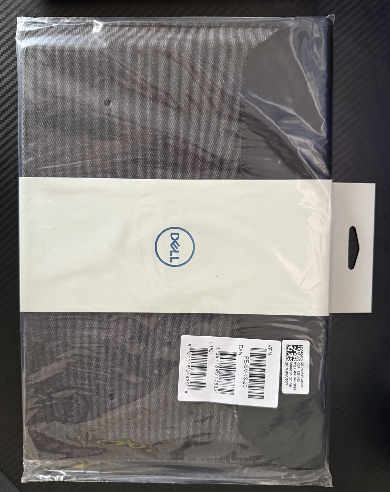 Dell Premier Sleeve 13 Black Water-Resistant Padded Case for XPS 13 Laptop