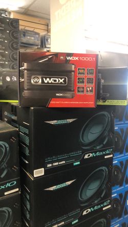 Db drive wdx1000.1 and image dynamics idmax12 on sale today!
