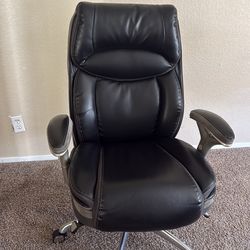 Serta black and grey office chair