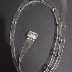 Clear belt size L/XL