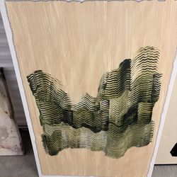 Large Modern Textured Abstract Wall Art