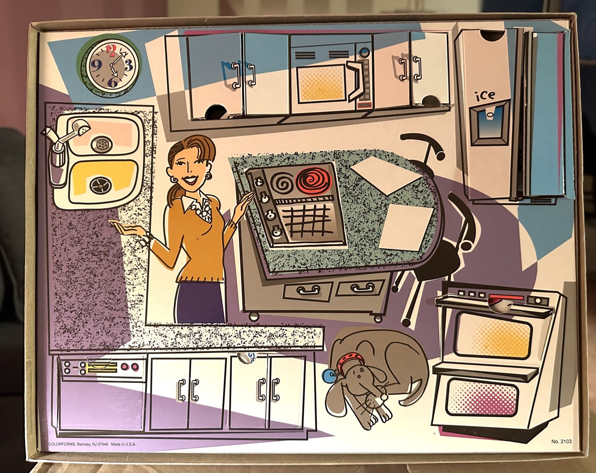 Vintage Colorforms Ms. Cookie's Kitchen