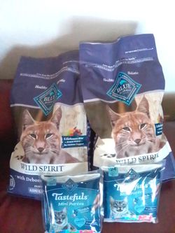 Blue Buffalo cat food and cat snacks