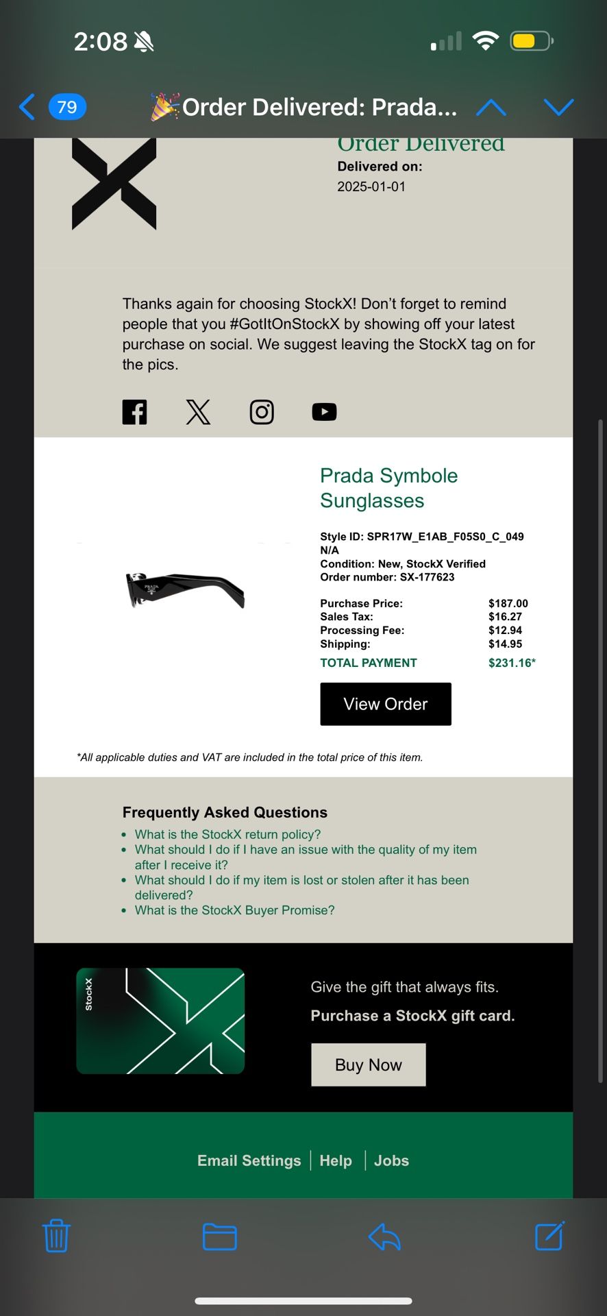 Prada Sunglasses