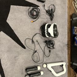 PlayStation VR headset and accessories