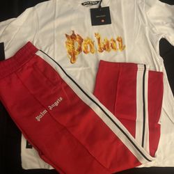 Palm Angels Shirt & Pants Sz L Or Xl Or Med 