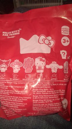 Burger King  rare golden Hello Kitty and Friends Sanrio Mystery Toy