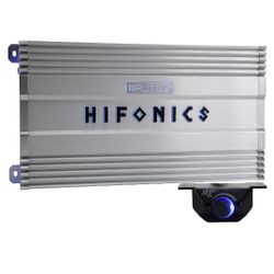 Hifonics BG-2500.1D Brutus Gamma Monoblock Super D Class 2500 Watt Car Audio Sound System Subwoofer Speaker Amp Amplifier with Bass Knob