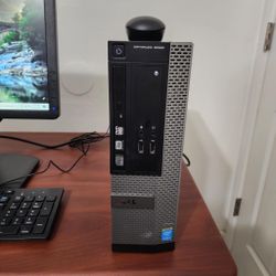 Optiplex 3020 Desktop SFF  Intel core I5 4590 3.3GHZ  8GB RAM  600GB HDD  Win 10 Pro. Microsoft office installed.  Wi-Fi conection. Nothing wrong.  Mo