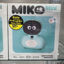 MIKO Mini AI Robot for Kids | Fosters STEAM Learning & Education | Packed with Games, Dance, Singing | Child-Safe Conversationa