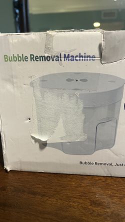 Bubble removal for epoxy