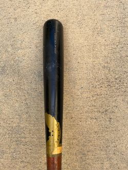 Sam Bat KB1 Pro Maple Wood Baseball Bat | 33" 30oz | Rideau Crusher Black & Gold