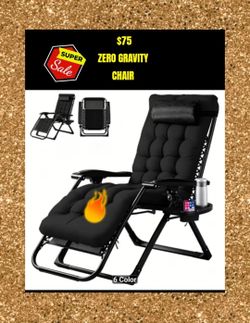 Zero gravity chair