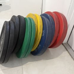 Olympic Bumper Plate Set - Pendlay + Rogue
