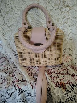 Small summer basket purse