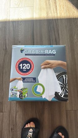 Grab-A-Rag 120-Count Reusable Microfiber Wipes