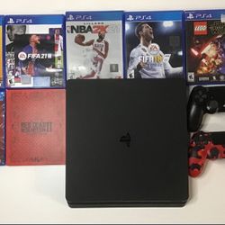 Black Playstation 4 Slim 