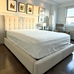 Price Updated 7/2/25: Room & Board Queen Avery Storage Bed