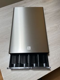 Nespresso Vertuo Stainless Steel capsule storage drawer