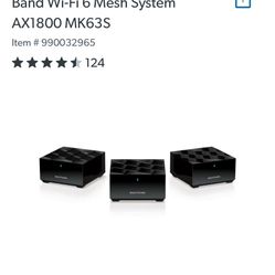 Nighthawk Mesh Wi-Fi Six System Advanced Whole Home Wi-Fi