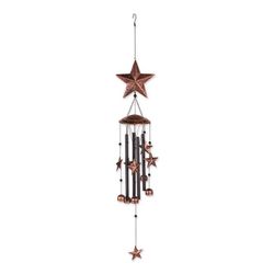 34 BRONZE STARS WIND CHIMES