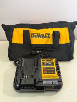 DEWALT DCB1104 12V/20V Lithium Ion Battery Charger with mini Tool Bag