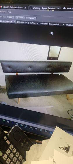 Sturdy vinal couch navy