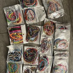 Brand new unopened bracelets, anklets, 2 packs of 5💲