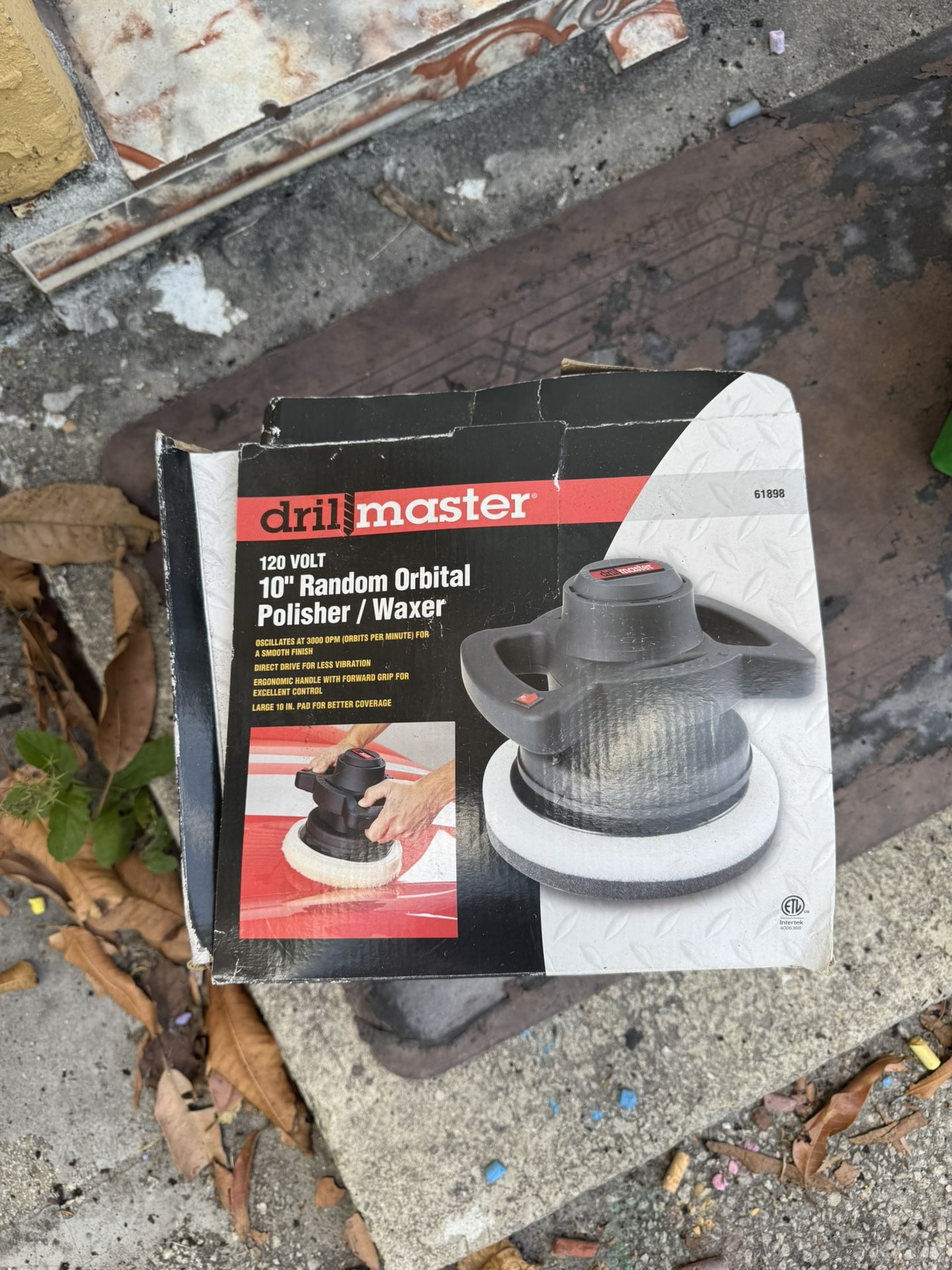 DRILL MASTER - 1 Amp 10” Random Orbital Polisher/Buffer (used)