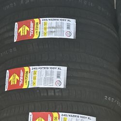 245/45/18 New Tires Momo Firm Price,,,,