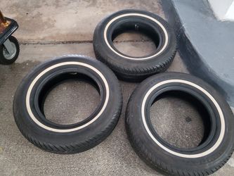 MUSTANG 65 TIRES 3 UNIROYAL IN VERY GOOD CONDITION 185 75 14 FIT YEARS AND MODEL