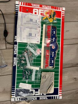 Vintage Tudor Super Bowl XXI Giants vs Broncos 1988 Electronic Football + AZ