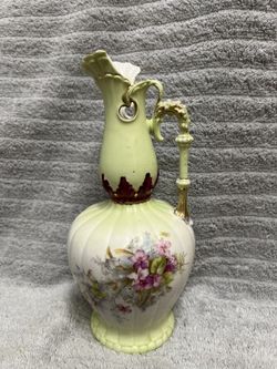 Austria Vintage Floral Porcelain Vase