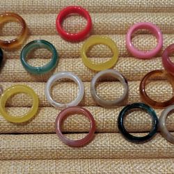 LOT'S RESIN/ ACRYLIC MATERIAL RINGS 💍 ($3 EACH OR BUY 2 FOR $5) 