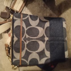 Coach Wristlet And Cross Bag
