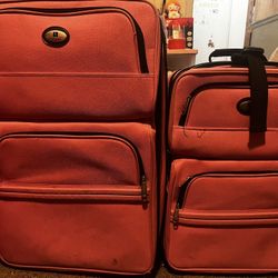 Pink Suit Case . Big And Small . Separate 20$ Both For 40$