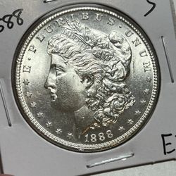 1888-S Morgan Silver Dollar GEM BU UNC Great Strike Nice Luster