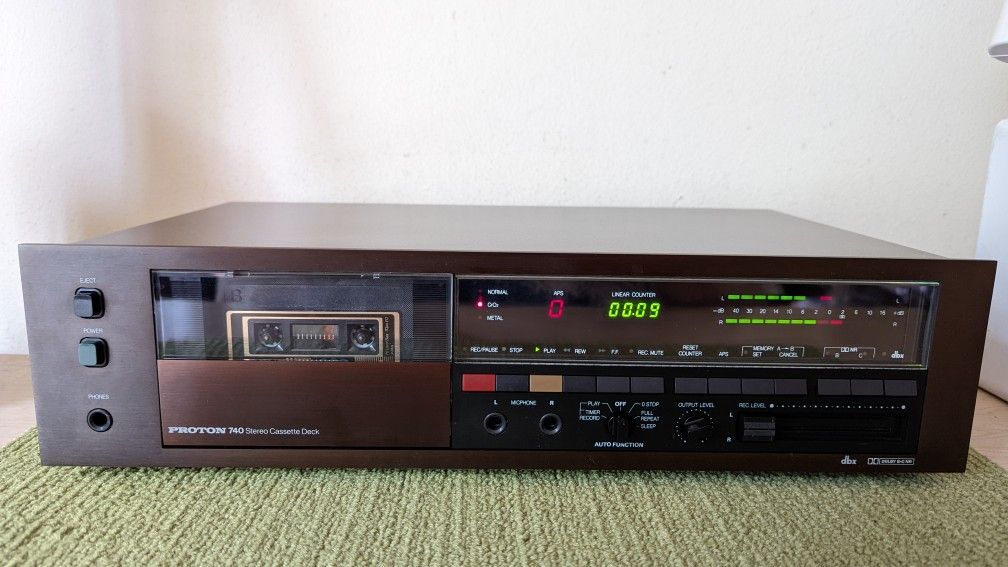 PROTON 740 HiFi Stereo Cassette Tape Deck Recorder