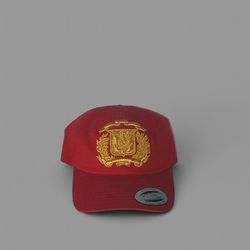 Dominican Flag Symbol Red Hat