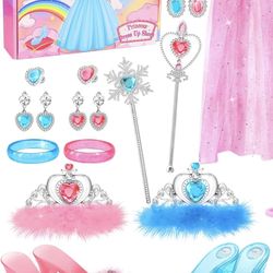 Brand new Princess Dress Up Shoes Set Little Girls Role Play Shoes Pretend Princess Gift Toy Set
