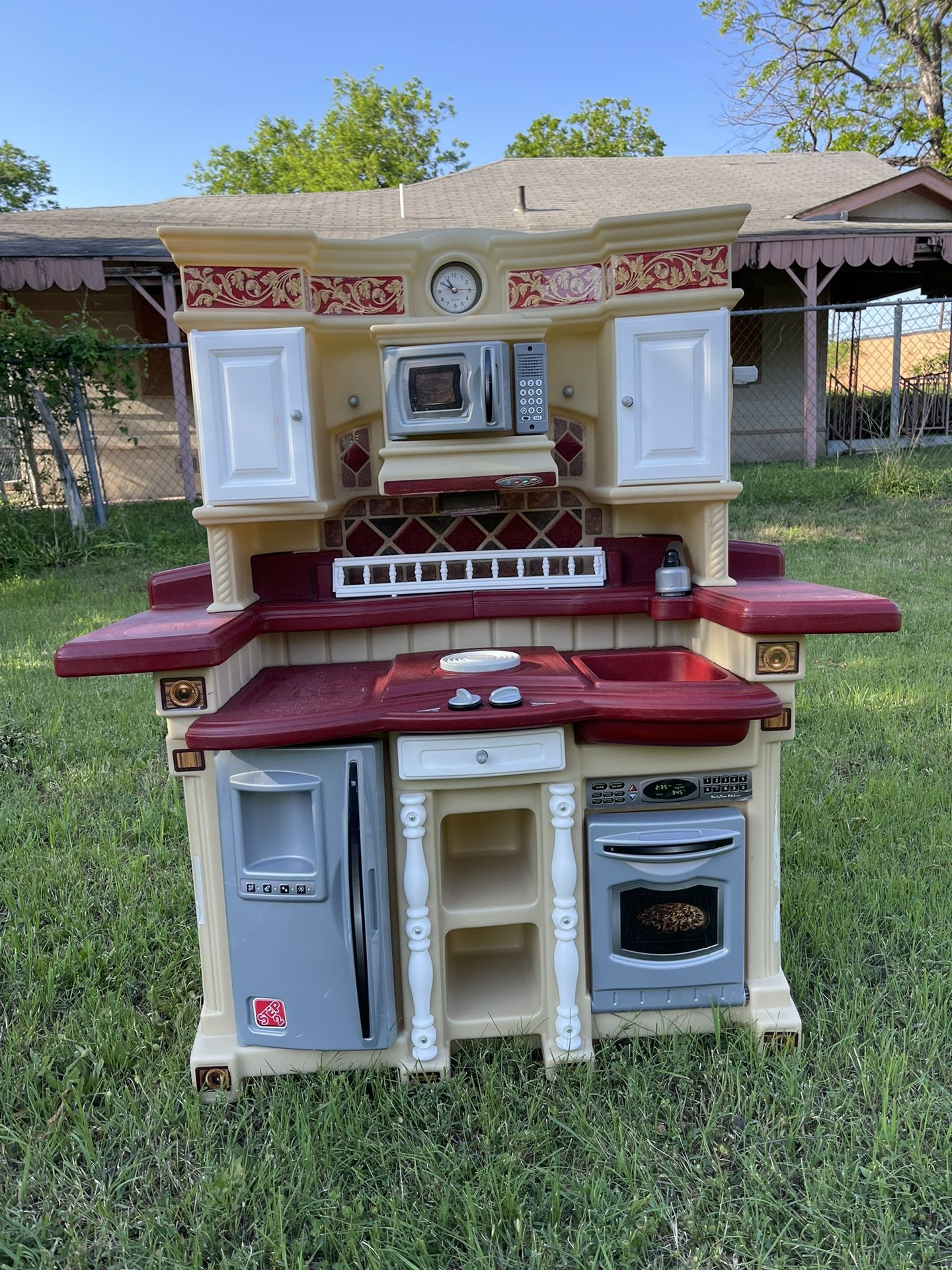 Kids Kitchen With Food Toys